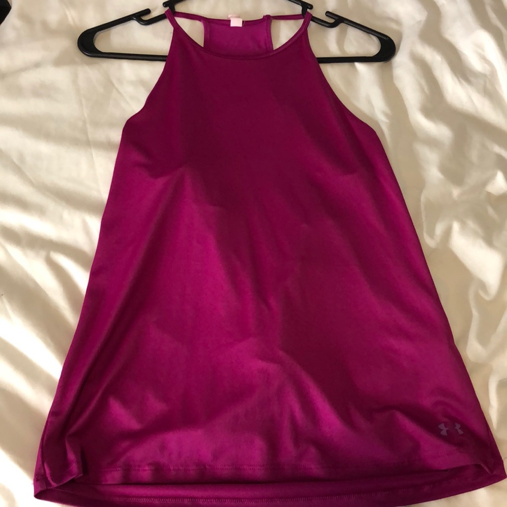 Pink under armour tank XS